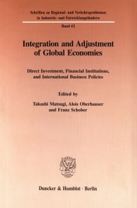 Cover Integration and Adjustment of Global Economies