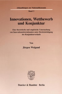 Cover Innovationen, Wettbewerb und Konjunktur