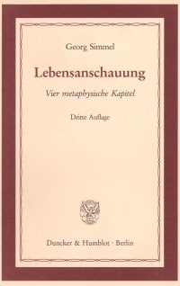 Cover Lebensanschauung