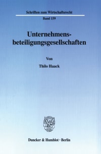 Cover Unternehmensbeteiligungsgesellschaften