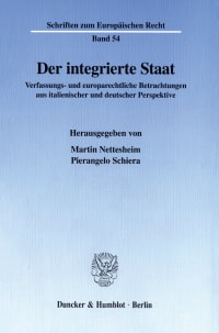 Cover Der integrierte Staat