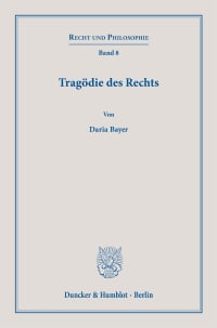 Cover Tragödie des Rechts