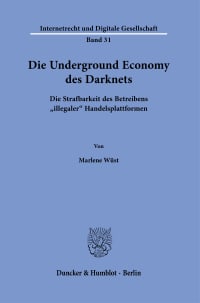 Cover Die Underground Economy des Darknets