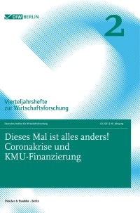 Cover Dieses Mal ist alles anders! Coronakrise und KMU-Finanzierung