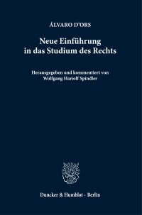 Cover Neue Einführung in das Studium des Rechts