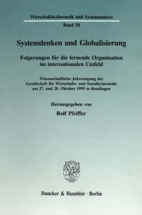 Cover Systemdenken und Globalisierung