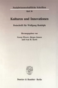 Cover Kulturen und Innovationen