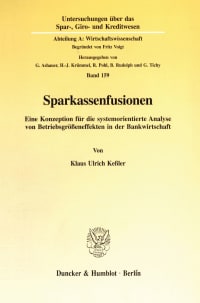 Cover Sparkassenfusionen