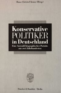 Cover Konservative Politiker in Deutschland