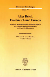 Cover Altes Reich, Frankreich und Europa