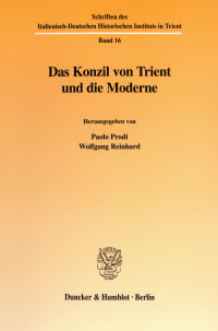 Cover Das Konzil von Trient und die Moderne