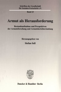 Cover Armut als Herausforderung