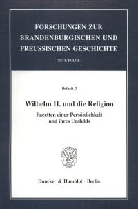 Cover Wilhelm II. und die Religion