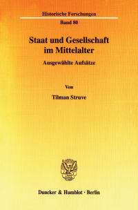 Cover Staat und Gesellschaft im Mittelalter