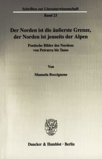 Cover Der Norden ist die äußerste Grenze, der Norden ist jenseits der Alpen