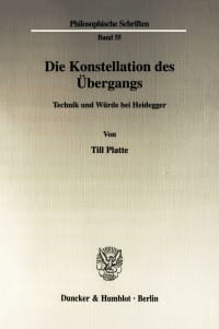 Cover Die Konstellation des Übergangs