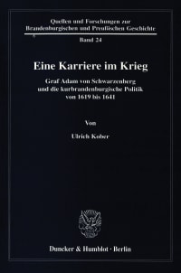 Cover Eine Karriere im Krieg