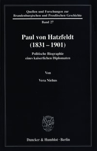 Cover Paul von Hatzfeldt (1831–1901)