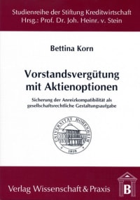 Cover Vorstandsvergütung mit Aktienoptionen