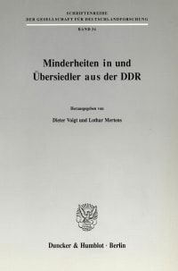 Cover Minderheiten in und Übersiedler aus der DDR