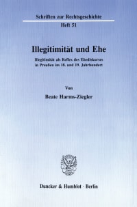 Cover Illegitimität und Ehe