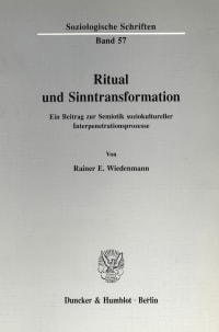 Cover Ritual und Sinntransformation