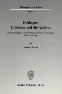 Cover Heidegger, Hölderlin und die Ἀλήθεια
