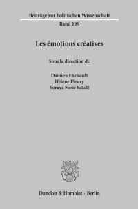 Cover Les émotions créatives