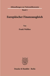 Cover Europäischer Finanzausgleich