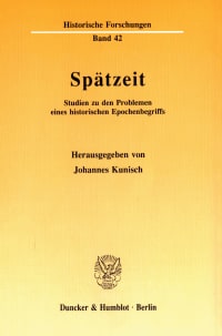 Cover Spätzeit