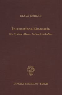 Cover Internationalökonomie