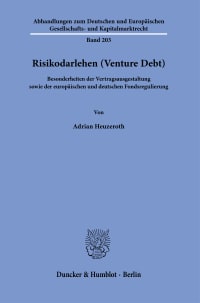 Cover Risikodarlehen (Venture Debt)