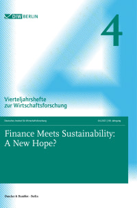 Cover Finance Meets Sustainability: A New Hope?