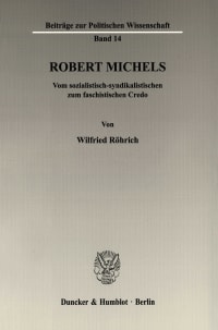 Cover Robert Michels