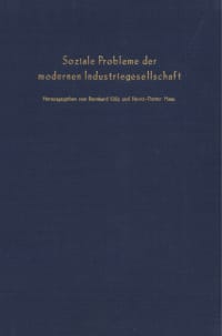 Cover Soziale Probleme der modernen Industriegesellschaft