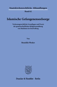 Cover Islamische Gefangenenseelsorge