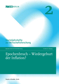 Cover Epochenbruch – Wiedergeburt der Inflation?