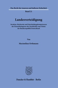 Cover Landesverteidigung