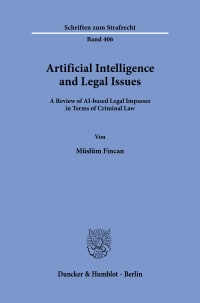 Cover Artificial Intelligence and Legal Issues