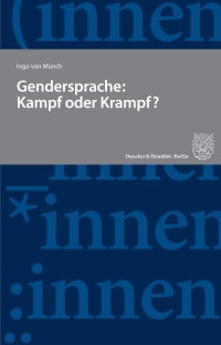 Cover Gendersprache: Kampf oder Krampf?