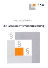 Cover Die Schuldrechtsmodernisierung