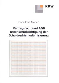 Cover Vertragsrecht und AGB unter Berücksichtigung der Schuldrechtsmodernisierung