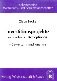 Cover Investitionsprojekte mit mehreren Realoptionen