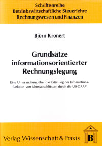 Cover Grundsätze informationsorientierter Rechnungslegung