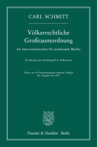 Cover Völkerrechtliche Großraumordnung