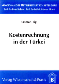 Cover Kostenrechnung in der Türkei