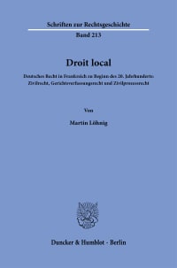 Cover Droit local