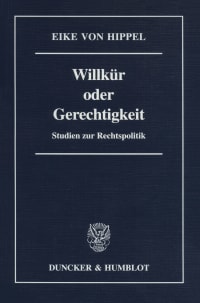 Cover Willkür oder Gerechtigkeit