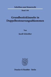 Cover Grundbesitzklauseln in Doppelbesteuerungsabkommen