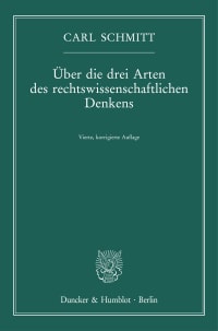 Cover Über die drei Arten des rechtswissenschaftlichen Denkens